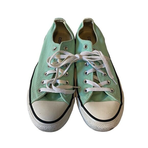 Mint Green Converse All Star Sneakers in Ladies Size 8.5 - Picture 1 of 7